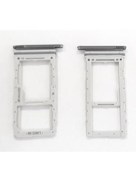Soporte o bandeja dual sim negra para Samsung Galaxy S20 G980F calidad premium