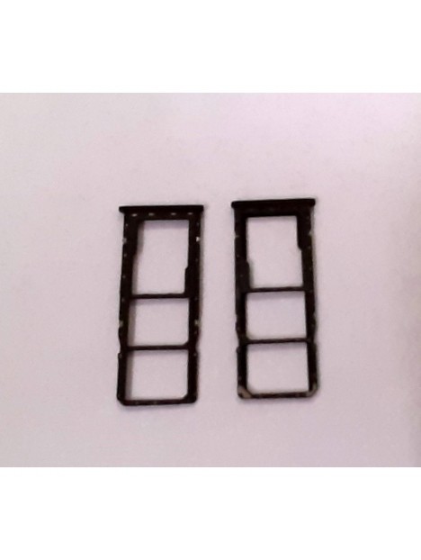 Soporte o bandeja dual sim negra para Samsung Galaxy A10S A107F calidad premium