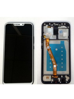 Pantalla LCD Premium para Huawei Mate 20 Lite mas tactil blanco mas marco azul