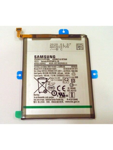 Bateria para Samsung Galaxy A71 SM-A715 EB-BA715ABY calidad Premium