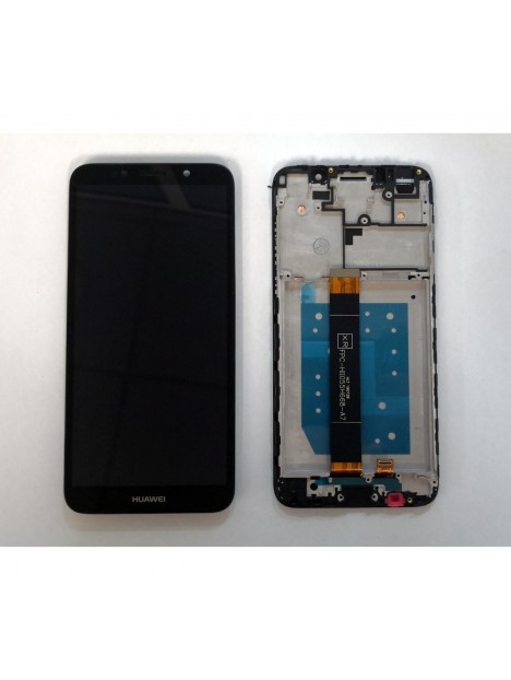 Pantalla LCD mas tactil negro mas marco negro para Huawei Y5 2018