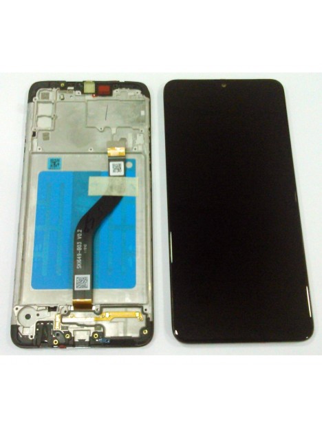 Pantalla lcd para Samsung Galaxy A20s A207F GH81-17774A + táctil negro + marco negro premium Service Pack