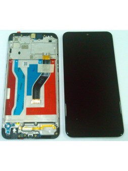 Pantalla lcd para Samsung Galaxy A10s A107F GH81-17482A + táctil negro + marco negro premium Service Pack