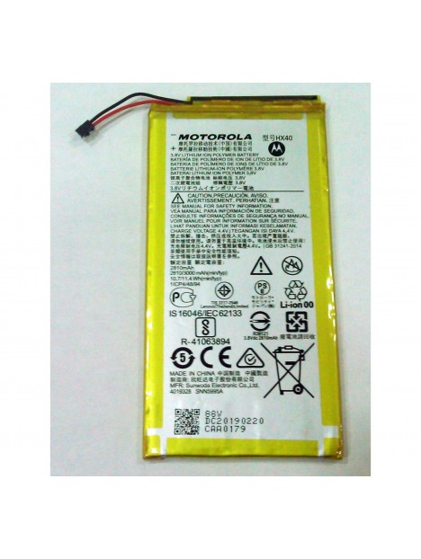 Batería para Motorola Moto X4 XT1900 HX40 2810mAh
