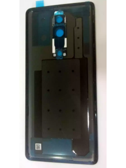 Tapa trasera o tapa de batería negra para Oneplus 8 con cubierta camara negra