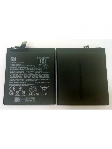 Bateria para Xiaomi Mi 9T Redmi K20 K20 Pro Mi 9T Pro BP41 4000mAh