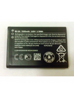 Bateria para Nokia 8110 4G BV-6A BPARG00003B 1500mAh