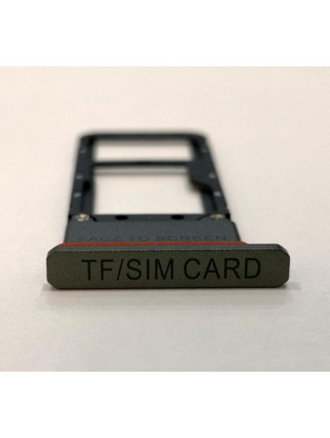 Soporte o bandeja SIM negro para Blackview BV6100