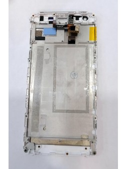 Pantalla LCD para Oukitel K6000 pro mas tactil blanco mas marco blanco calidad premium