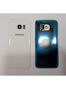 Tapa trasera o tapa bateria blanca para Samsung Galaxy S7 Edge SM-G935F mas lente camara