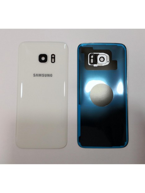 Tapa trasera o tapa bateria blanca para Samsung Galaxy S7 Edge SM-G935F mas lente camara