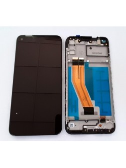 Pantalla lcd calidad oled para Samsung Galaxy A11 A115 mas tactil negro mas marco negro compatible