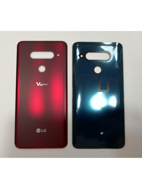 Tapa trasera o tapa bateria roja para LG V40 ThinQ