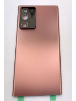 Tapa trasera o tapa bateria dorada para Samsung Galaxy Note 20 Ultra SM-N986F mas cubierta camara