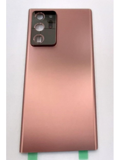 Tapa trasera o tapa bateria dorada para Samsung Galaxy Note 20 Ultra SM-N986F mas cubierta camara