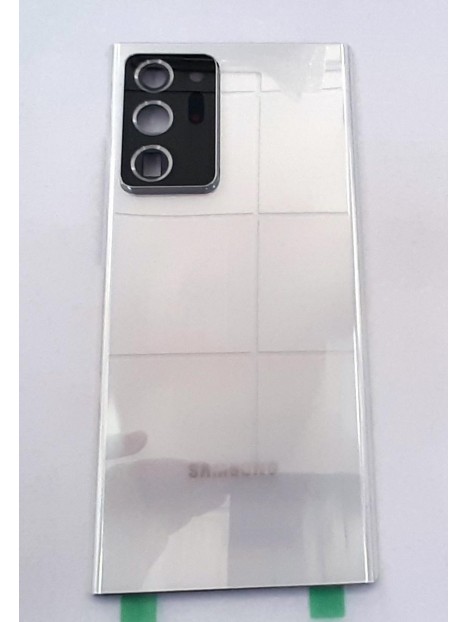 Tapa trasera o tapa bateria blanca para Samsung Galaxy Note 20 Ultra SM-N986F mas cubierta camara
