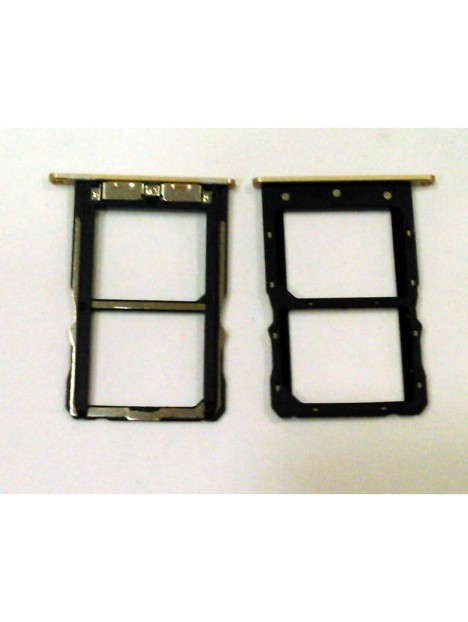 Soporte o bandeja SIM dorada para Nubia Z17 Mini S