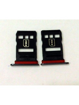 Soporte o bandeja SIM negra para Huawei Mate 30  TAS-AL00 TAS-L09 TAS-L29