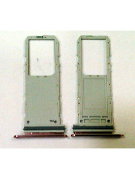 Soporte o bandeja SIM rosa para Samsung Galaxy Note 10 SM-N970F