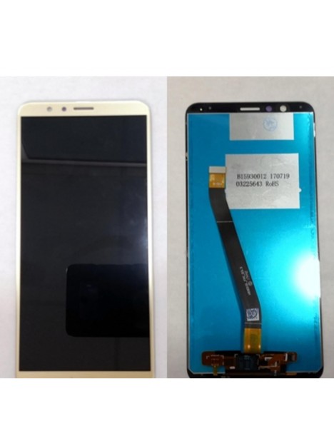 Pantalla LCD para Huawei Honor 7X mas tactil dorado