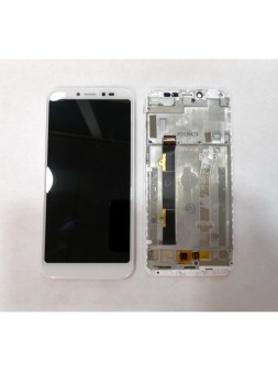 Pantalla LCD para Alcatel 1S 5024 mas tactil blanco mas marco blanco
