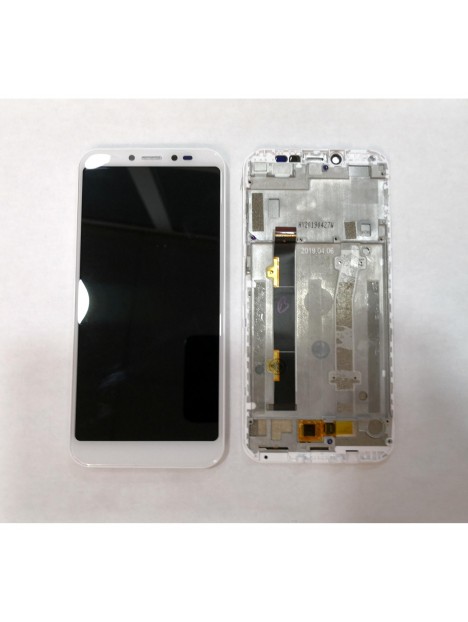 Pantalla LCD para Alcatel 1S 5024 mas tactil blanco mas marco blanco