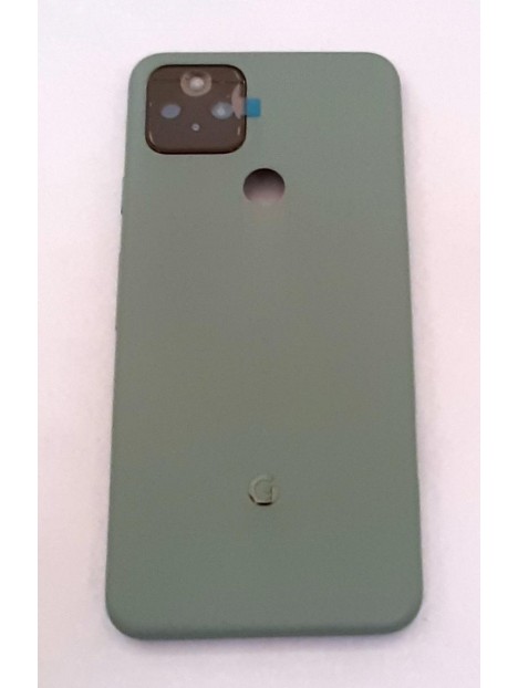 Tapa trasera o tapa bateria verde para Google Pixel 5