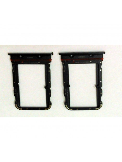 Soporte SIM o bandeja negra para Xiaomi Mi CC9 Pro Mi Note 10 M1910F4E