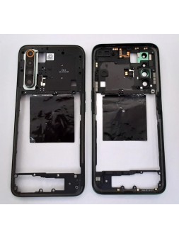 Carcasa central o marco verde para Oppo Realme X50 mas cubierta camara calidad premium