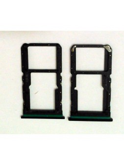 Soporte SIM o bandeja negra para Oppo Reno 2 CPH1907 PCKM00 PCKT00