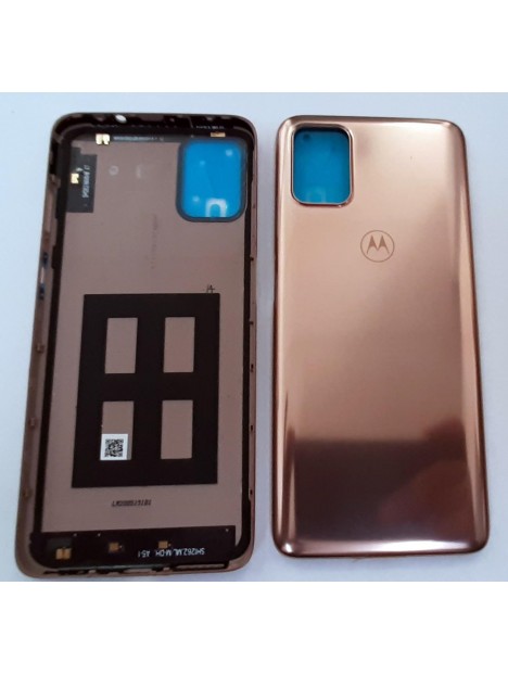 Tapa trasera o tapa bateria dorada para Motorola Moto G9 Plus