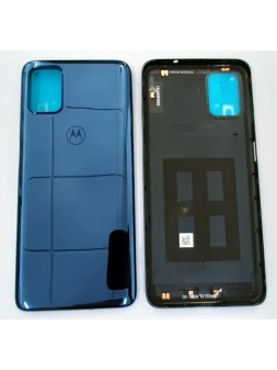 Tapa trasera o tapa bateria azul para Motorola Moto G9 Plus
