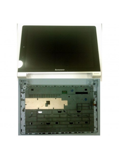 Pantalla LCD para Lenovo Yoga Tablet 10 B8080-F mas tactil negro mas marco plata