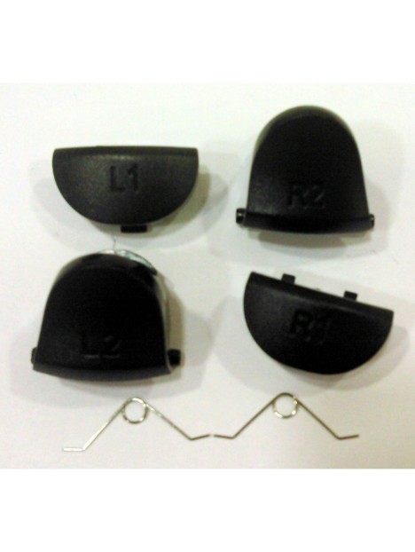 Set 4 botones L1 L2 R1 R2 mando dualshock para Playstation 4 PS4
