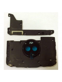 Carcasa inferior mas carcasa camara con lente mas antena para Motorola Moto G6 Plus