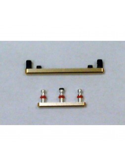 Set 2 botones laterales dorados para Oneplus 7 Pro