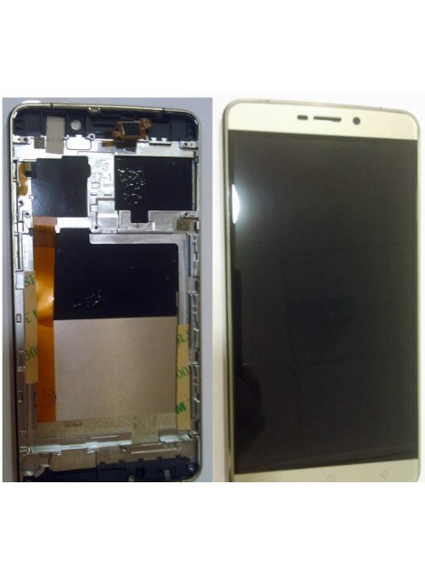 Pantalla LCD para Blackview R7 mas tactil dorado mas marco dorado