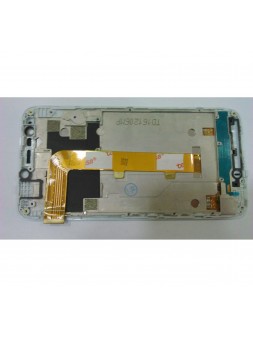 Pantalla LCD para Alcatel Pop 4 5.0 5051 mas tactil blanco mas marco blanco