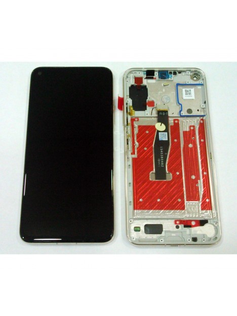 Pantalla LCD para Huawei Honor 20 Pro YAL-L41 mas tactil negro mas marco blanco