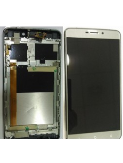Pantalla LCD para Blackview R7 mas tactil gris mas marco gris