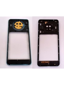 Carcasa central o marco azul para Cubot Note 20 calidad premium