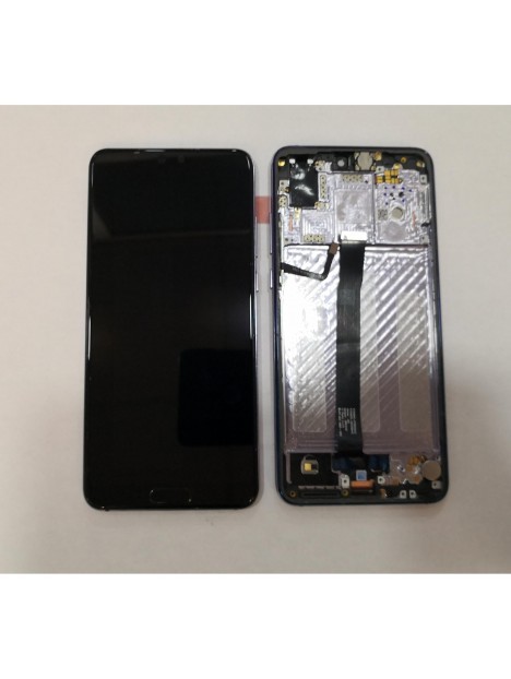 Pantalla LCD para Huawei P20 EML-L09 EML-L22 EML-L29 mas tactil negro mas marco lila