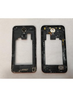 Carcasa trasera o marco negro para LG K20 LM-X120EMW X120EMW