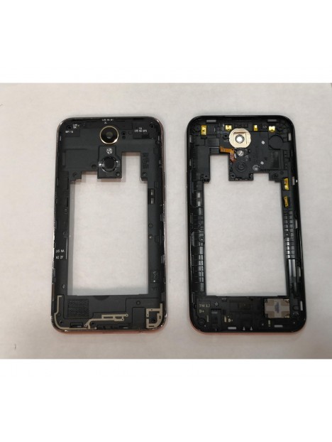 Carcasa trasera o marco negro para LG K20 LM-X120EMW X120EMW