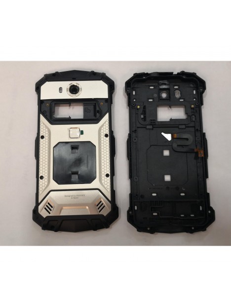 Tapa trasera o tapa bateria dorada para Doogee S60 Lite