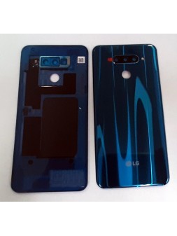 Tapa trasera o tapa bateria azul para LG Q60