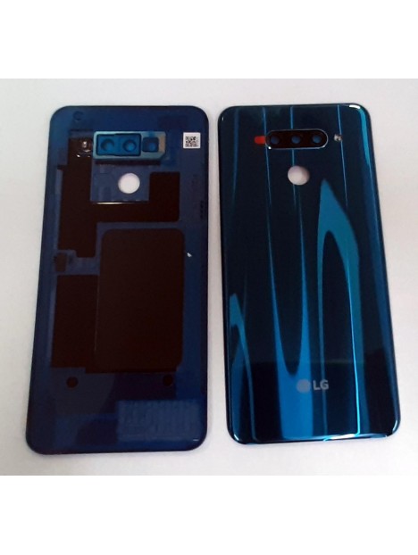 Tapa trasera o tapa bateria azul para LG Q60