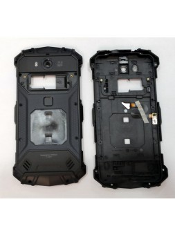 Tapa trasera o tapa bateria negra para Doogee S60