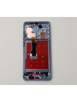 Pantalla LCD para Huawei P30 Pro VOG-AL00 VOG-AL10 VOG-L09 VOG-L29 VOG-TL00 mas tactil negro mas marco azul claro P