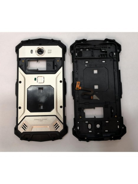 Tapa trasera o tapa bateria dorada para Doogee S60